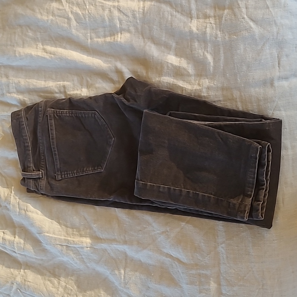 Madewell - Gray/ Purple Corduroy Skinny Jeans, sz. 26